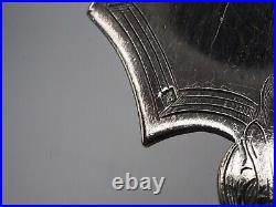 Rare Pelle A Tarte En Argent Massif Poincon Minerve 1 Er Titre Avec Coffret