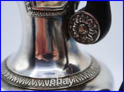 Rare Pichet En Argent Massif Poincon Coq Paris 1809 Palmettes Mascaron