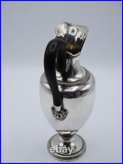 Rare Pichet En Argent Massif Poincon Coq Paris 1809 Palmettes Mascaron