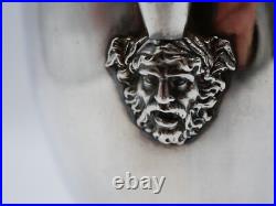 Rare Pichet En Argent Massif Poincon Coq Paris 1809 Palmettes Mascaron