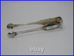 Rare Pince A Sucre Argent Massif Poincon Minerve 1 Er Titre Decor Louis XVI