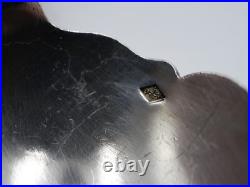 Rare Service A Salade 2 Pieces Argent Massif Poincon Minerve Baron Gerard