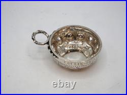 Rare Taste-vin 100 Grs Argent Massif Poincon Minerve Modele Anse Serpent 19 Eme
