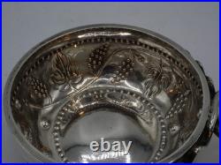 Rare Taste-vin 100 Grs Argent Massif Poincon Minerve Modele Anse Serpent 19 Eme