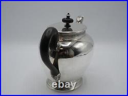 Rare Theiere En Argent Massif Poincon Minerve 1 Er Titre Decor Mascaron
