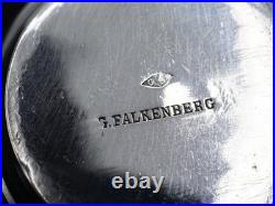 Rare Timbale Argent Massif Poincon Minerve Aucune Initiale Decor Louis XVI