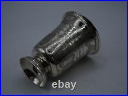 Rare Timbale Tulipe Gravee En Argent Massif Poincon 1 Er Coq Paris 1798