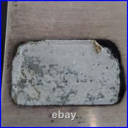 Rare boite argent massif poinçon étoile Espagne p/ pilules, pour timbres 36,4 gr