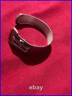 Rare montre bracelet de style Art Déco Difor Suisse argent & vermeil poinçons