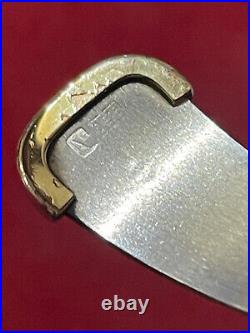 Rare montre bracelet de style Art Déco Difor Suisse argent & vermeil poinçons