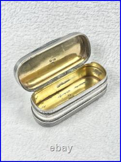 Rarissime Tabatière Ancienne Ciselée Poinçon Coq Argent Massif Et Or 18k Rarissime Tabatière Ancienne Ciselée Poinçon Coq Argent Massif Et Or 18k