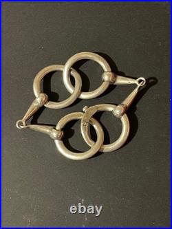 Rarissime bracelet argent Gaetan de Percin design vintage poinçons