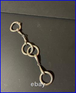 Rarissime bracelet argent Gaetan de Percin design vintage poinçons