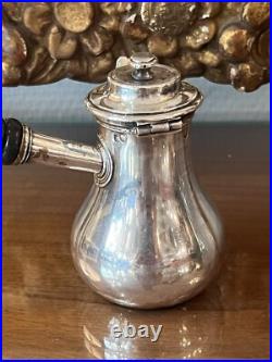 Ravissante petite Chocolatière Argent Massif Poinçon au Vieillard
