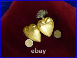 Reliquaire marial argent massif, poincon hure, intérieur vermeil, H 95mm, P22g
