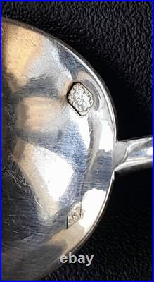 SAGLIER FRERES x6 Cuillères Argent massif poinçon Minerve café ébène caviar moka SAGLIER FRERES x6 Cuillères Argent massif poinçon Minerve café ébène caviar moka