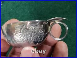 SERIE DE 7 TASTEVINS EN ARGENT MASSIF POINCON MINERVE EN COFFRET DE 126,92 g