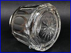 SUBLIME ancien GRAND FLACON CRISTAL BACCARAT ARGENT MASSIF poinçon MIVERVE