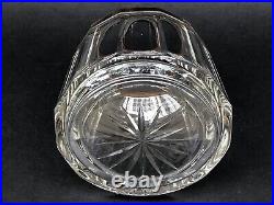 SUBLIME ancien GRAND FLACON CRISTAL BACCARAT ARGENT MASSIF poinçon MIVERVE