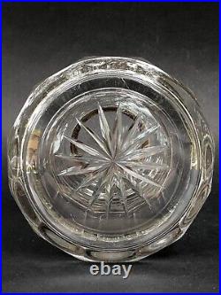 SUBLIME ancien GRAND FLACON CRISTAL BACCARAT ARGENT MASSIF poinçon MIVERVE