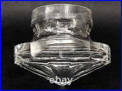 SUBLIME ancien GRAND FLACON CRISTAL BACCARAT ARGENT MASSIF poinçon MIVERVE