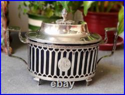 SUCRIER XVIIIème ARGENT massif LOUIS XVI Paris 1797 -1798 poinçon COQ sanglier 1