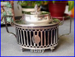 SUCRIER XVIIIème ARGENT massif LOUIS XVI Paris 1797 -1798 poinçon COQ sanglier 1