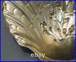 -SUPERBE ANCIENNE CUILLERE A FRAISES ARGENT MASSIF Poinçon MINERVE VITRINE D