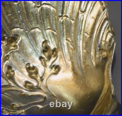 -SUPERBE ANCIENNE CUILLERE A FRAISES ARGENT MASSIF Poinçon MINERVE VITRINE D