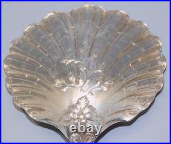 -SUPERBE ANCIENNE CUILLERE A FRAISES ARGENT MASSIF Poinçon MINERVE VITRINE D