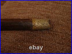 SUPERBE CANNE DE MARCHE BOIS AVEC POMMEAU EN ARGENT MASSIF 800 poinçon orfèvre