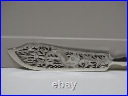 -SUPERBE PELLE A POISSON ARGENT MASSIF D'1 SEULE PIECE Poinçon MINERVE Titre 1 D