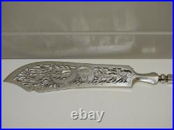 -SUPERBE PELLE A POISSON ARGENT MASSIF D'1 SEULE PIECE Poinçon MINERVE Titre 1 D