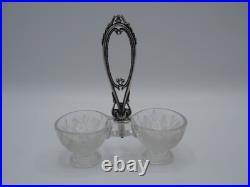 Saleron Double Argent Massif France Poincon Minerve 1 Er Titre Art Nouveau