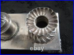 Saleron argent massif 199 g poinçons Vieillard Recense Paris d'époque 18ème