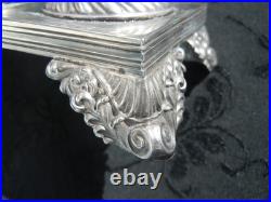 Saleron argent massif 199 g poinçons Vieillard Recense Paris d'époque 18ème