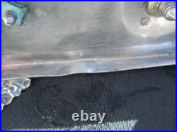 Saleron argent massif 199 g poinçons Vieillard Recense Paris d'époque 18ème