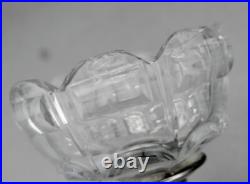 Saleron double époque Restauration argent massif poinçon VIEILLARD poids 531Grs