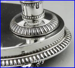 Saleron double époque Restauration argent massif poinçon VIEILLARD poids 531Grs