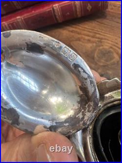 Salière de Table Anglais Argent Massif & Poinçon Silver Salt Shaker