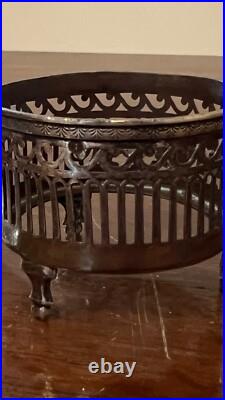 Saliere saleron en argent massif poinçon Coq Chimere