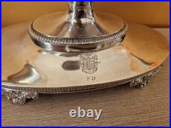 Saucière casque en argent massif orfèvre Doyen Paris poinçon Vieillard 682g