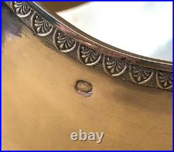 Saucière en argent massif poinçon 1er COQ époque EMPIRE 23 cm Sauce XIX minerve