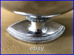 Saucière en argent massif poinçon 1er COQ époque EMPIRE 23 cm Sauce XIX minerve