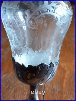 Saupoudreuse Cristal Et Argent Massif Poinçon Minerve