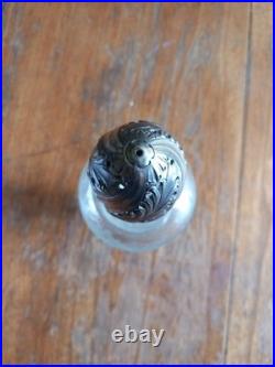 Saupoudreuse Cristal Et Argent Massif Poinçon Minerve