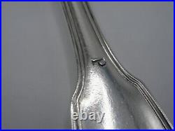 Saupoudreuse Cuillere A Sucre Argent Massif Poincon 1 Er Coq Paris 1798 Filets