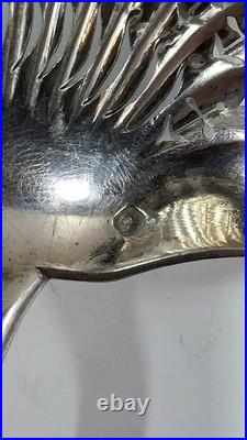 Saupoudreuse En Argent Massif Poincon Minerve De 54 Grammes