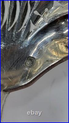 Saupoudreuse En Argent Massif Poincon Minerve De 54 Grammes