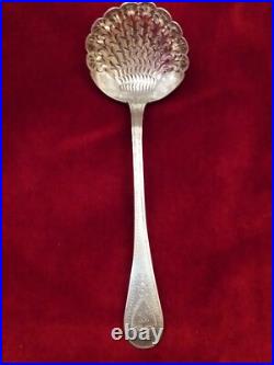 Saupoudreuse en argent massif poinçon Vieillard XIXeme ancien 57 gr